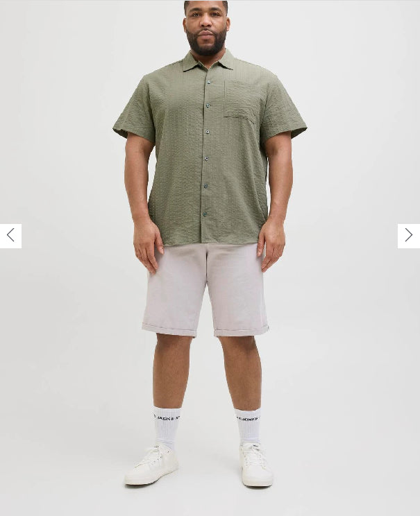 12278451 - camicia mezza manica in viscosa - jack & jones