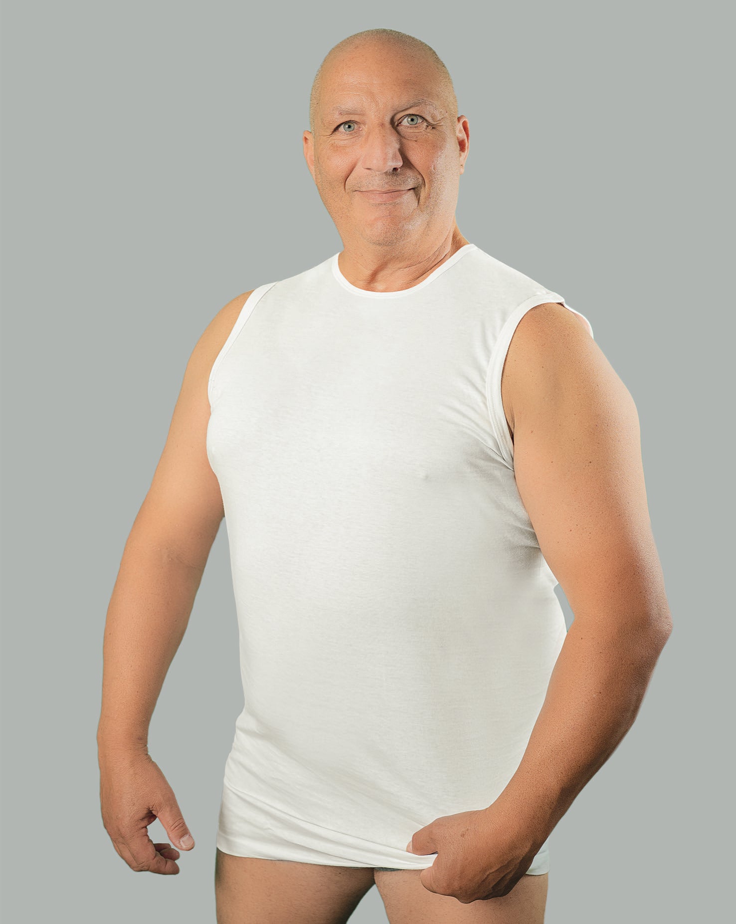 1004 - Smanicata Uomo Girocollo intimo - 20nodi