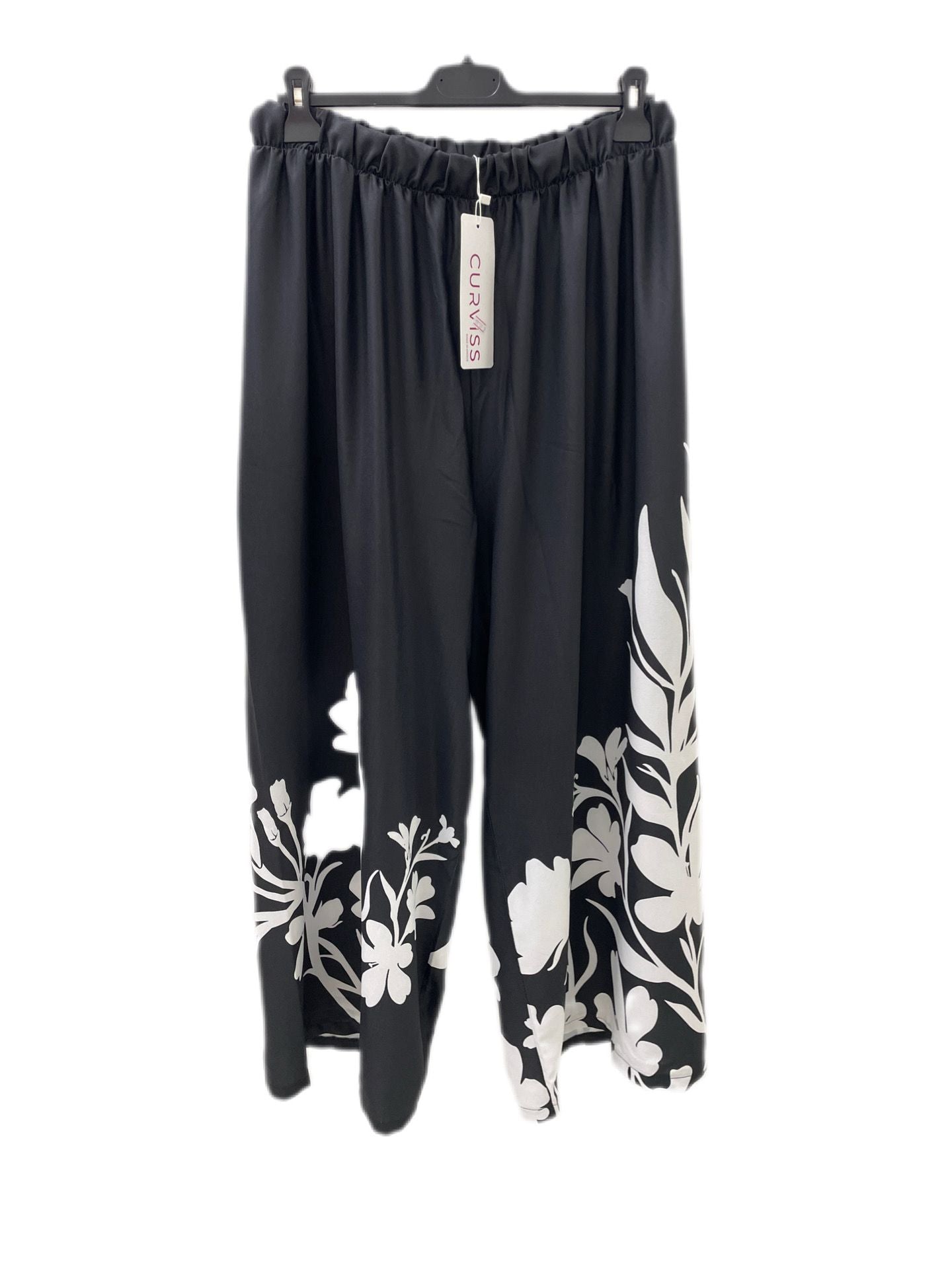 2565.41229 - Pantalone palazzo fiore - curviss