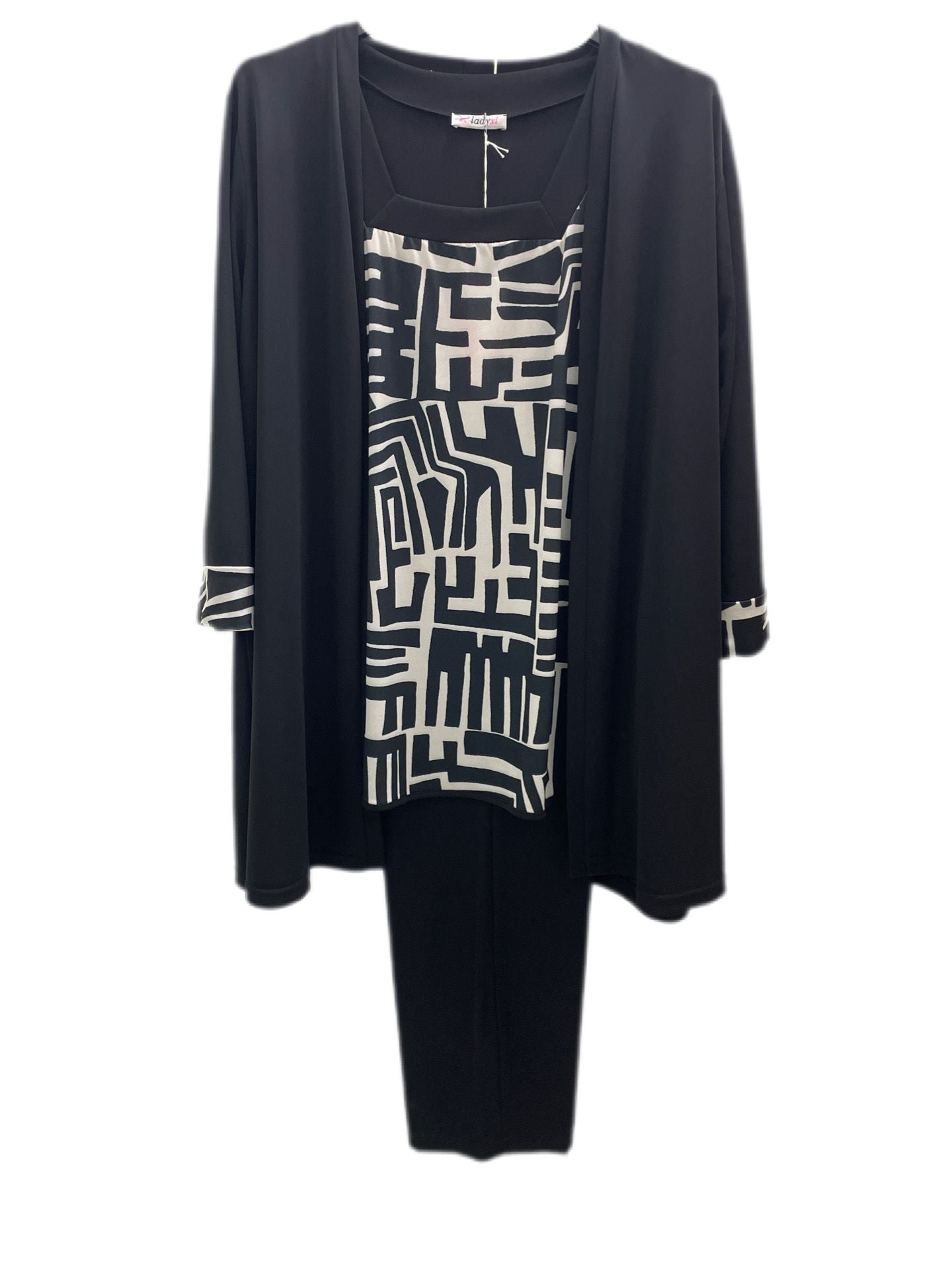 03664 - Completo 3 pezzi davanti fantasy - Lady XL