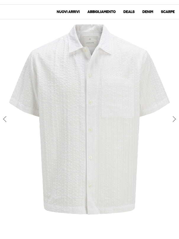 12278451 - camicia mezza manica in viscosa - jack & jones