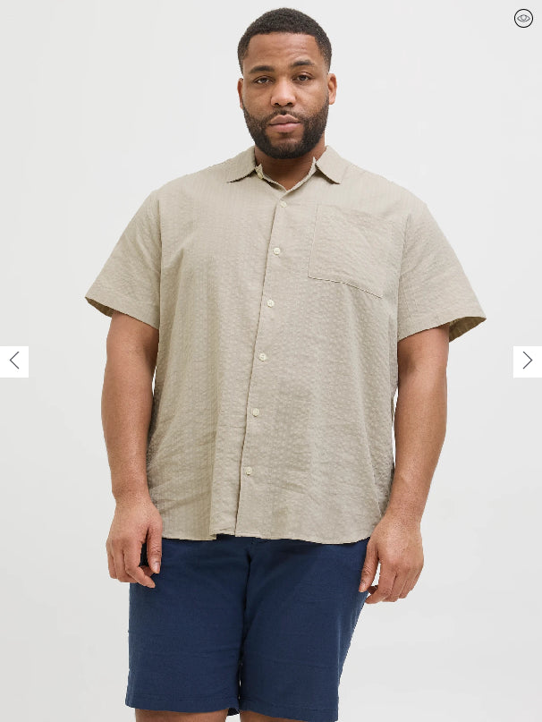 12278451 - camicia mezza manica in viscosa - jack & jones