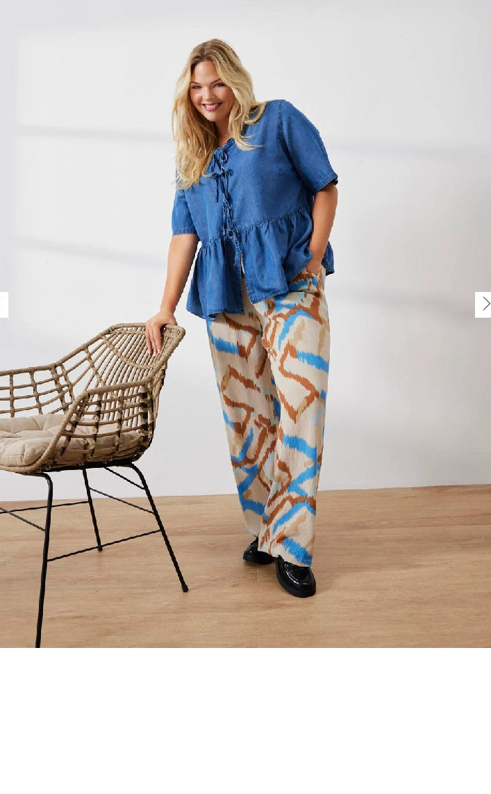 15345285 - Pantalone palazzo fantasia - only Carmakoma