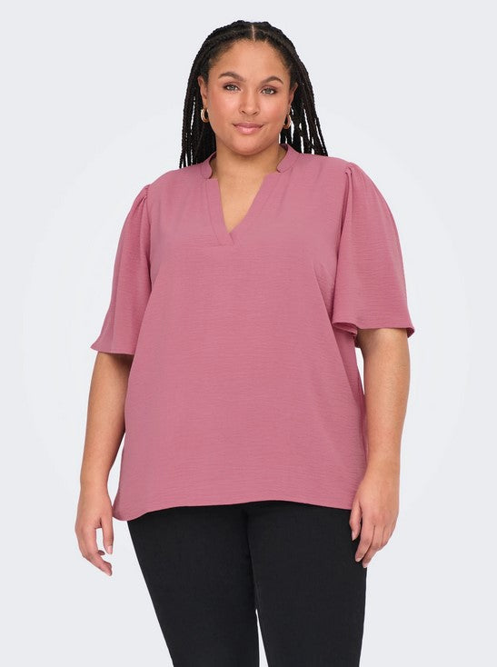 15343736 - Blusa mezza manica - only Carmakoma