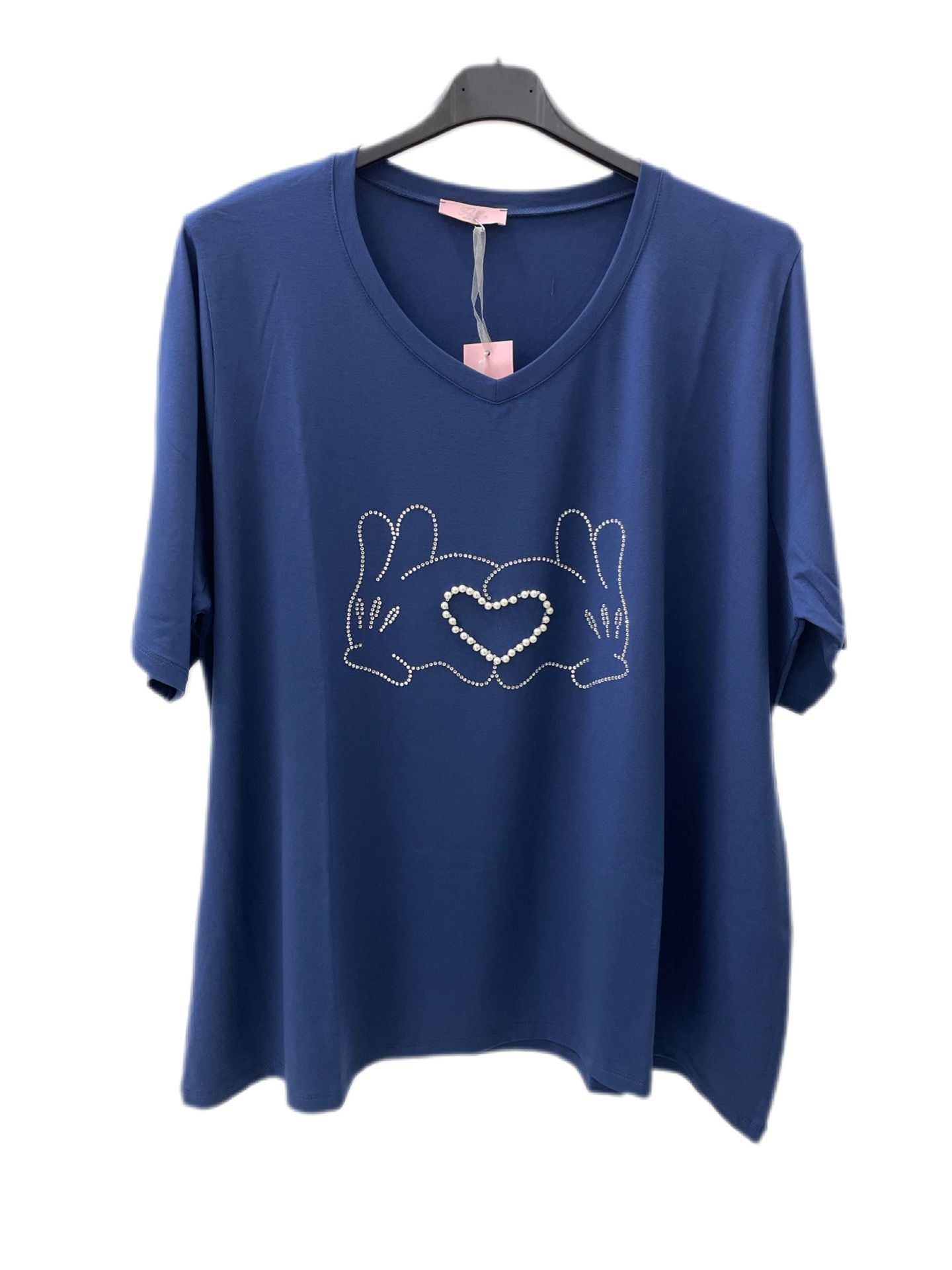 02505 - Maglia cuore perle - idillio