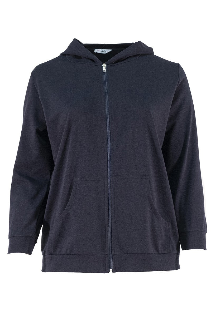 03395 - Felpa marsupio - Lady XL