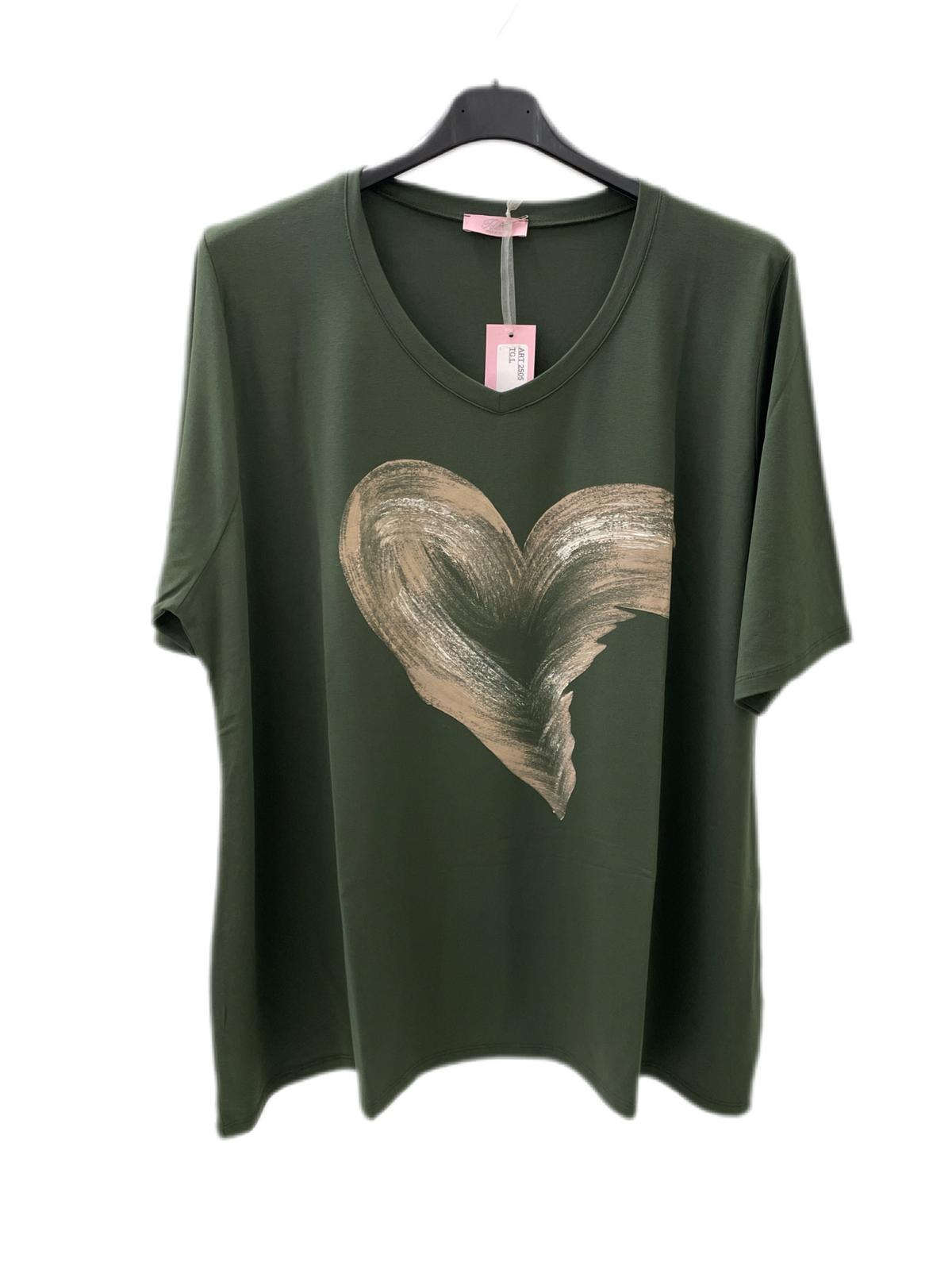 2505 - Maglia cuore viscosa - idillio
