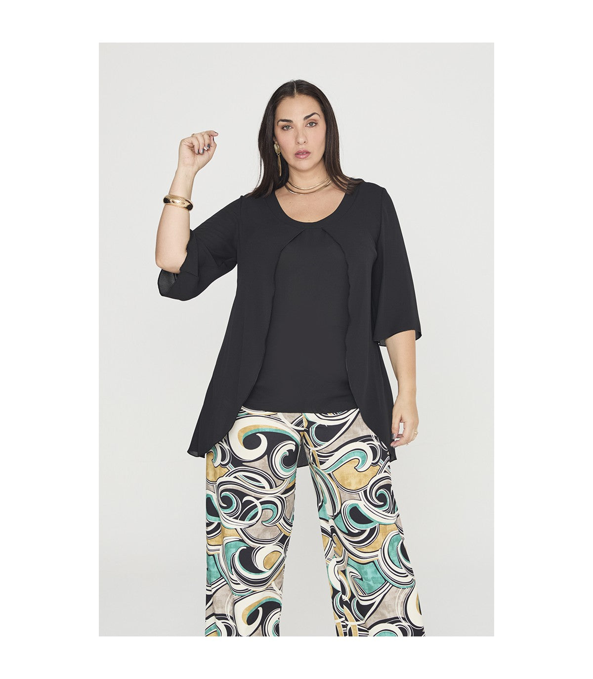 25124 - Blusa apertura laterale - SPG