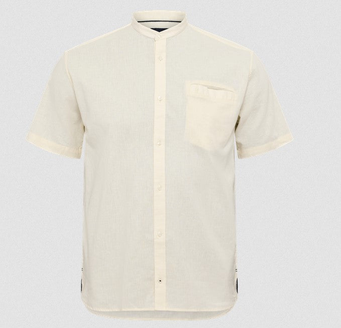 51107 - Camicia collo coreano lino - north latitud