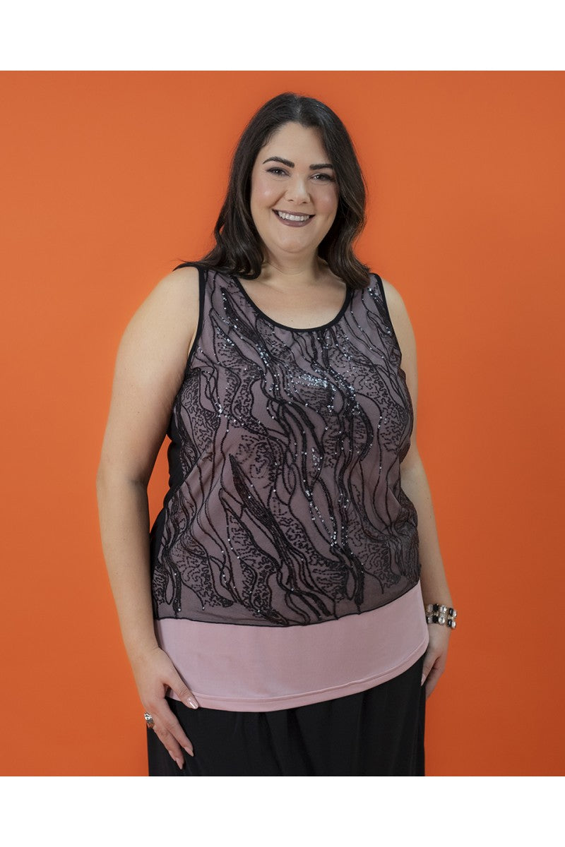 03716 - Twin-Set Paillettes - Lady XL