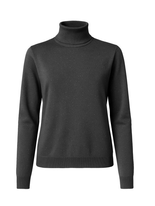 f968ybff12121 - Maglia collo laminata - liza lu