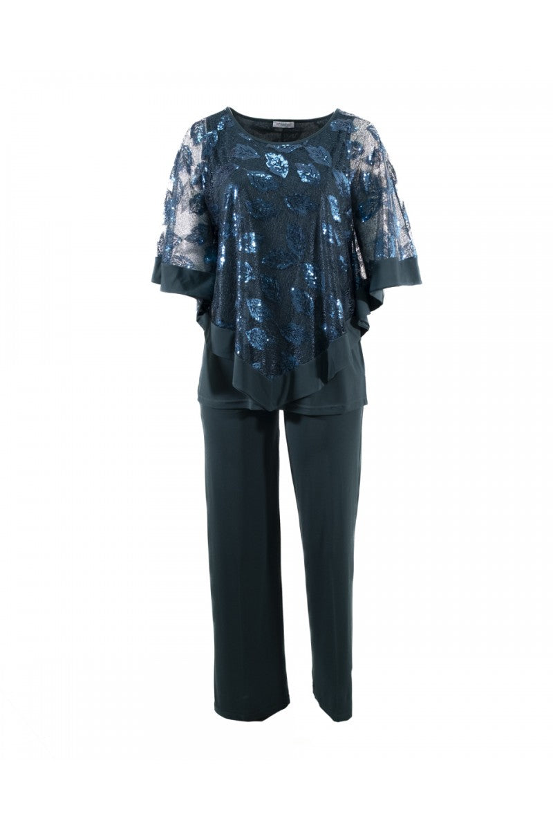03773 - Completo Pantalone poncho - Lady XL