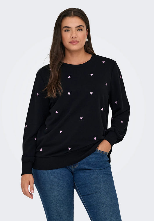 15356497 - Felpa Cuoricini - only Carmakoma