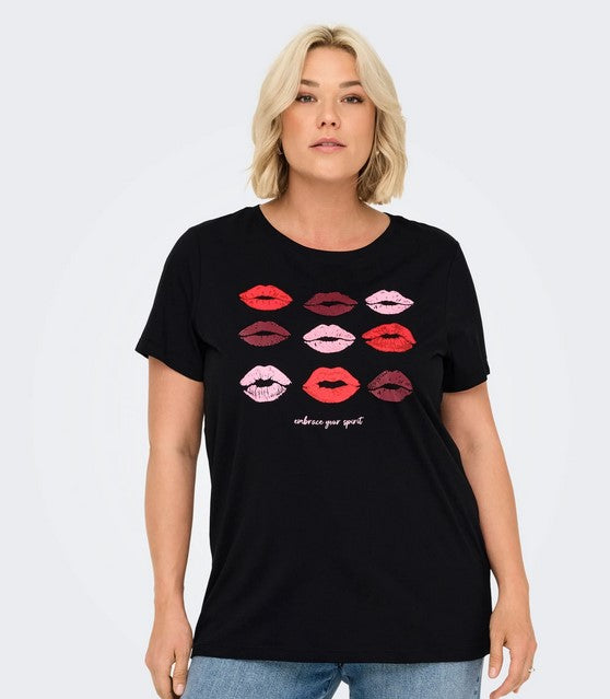 15353382 - T-shirt bacio - only Carmakoma